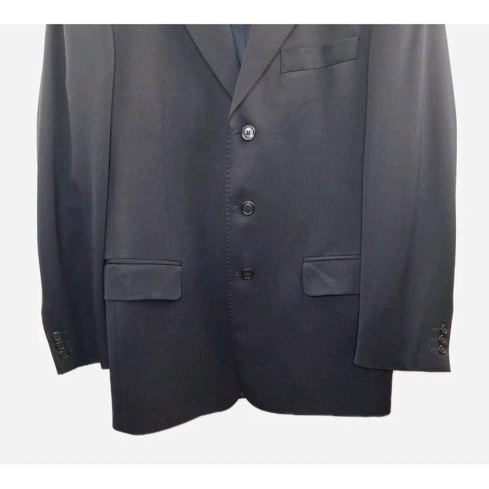 Emilio Yuste Men's 2 Piece Suit 38R 100% Wool Spain Pleated Pants $825 Retail
